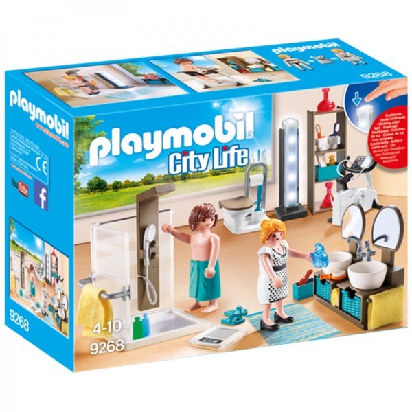 پلی موبيل مدل bathroom playmobil 9268