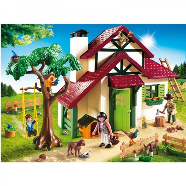 پلی موبيل مدل  Forest Ranger's House playmobil 6811