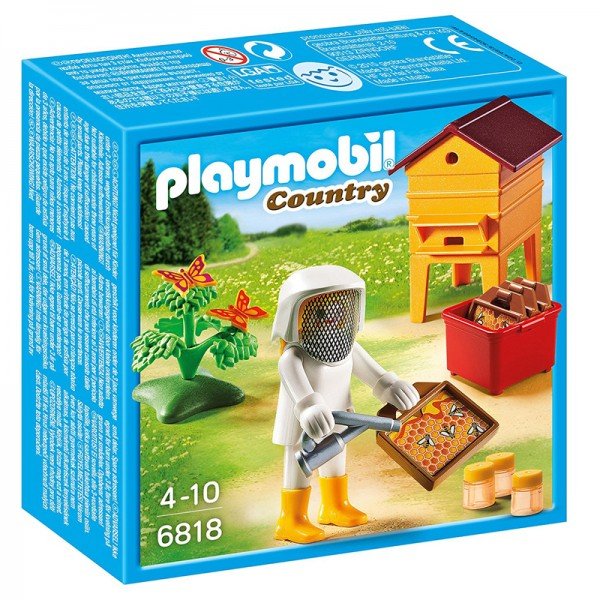 پلی موبيل مدل  Bee Keeper With Honey playmobil 6818