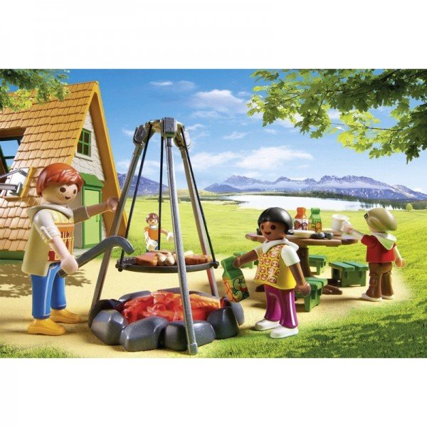 پلی موبيل مدل  Camping Lodge playmobil 6887