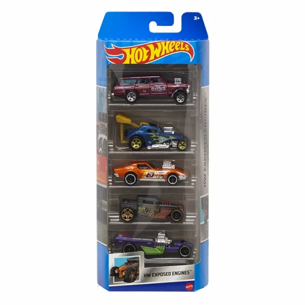 ماشین مسابقه هات ویلز 5 عددی HOTWHEELS کد HFV90