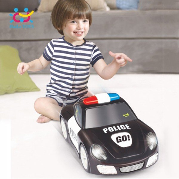 ماشین پلیس لمسی HUILE TOYS مدل 6106A