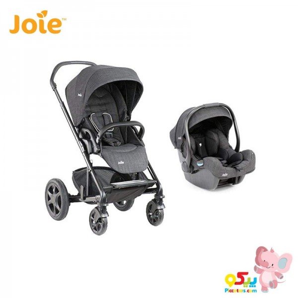 کالسکه صندلی دوطرفه فول و کریر جویی meet Chrome DLX Travel System Pavement joie PAV000