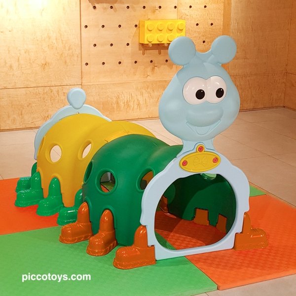 تونل هزارپا ایرانی بدنه سبز زرد با سر و دم آبی کد P/5501/L