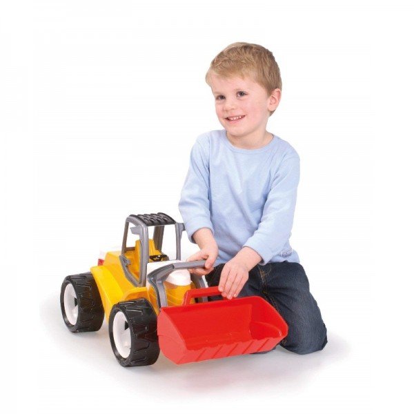 لودر بزرگ زرد قرمز LENA 02063 - Strong giant shovel loader red and yellow