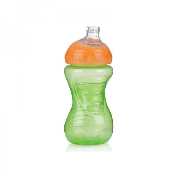 قمقمه  سبز سوپاپ دار 300ml مدل  nuby 9926