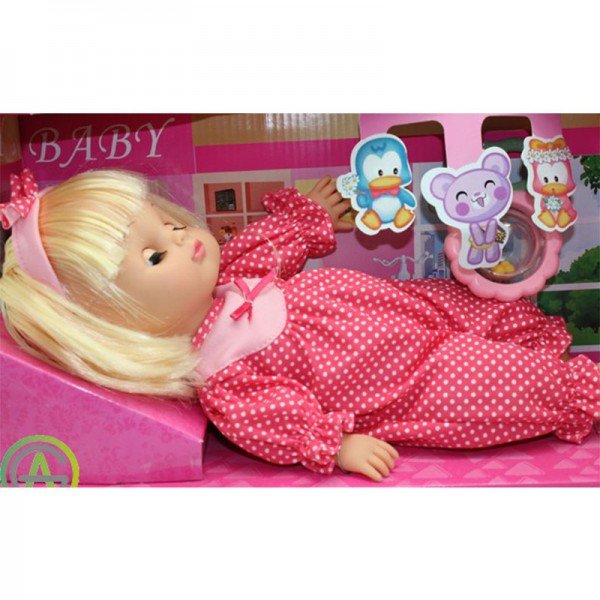 عروسک 4 کاره دفا لباس خالخالی مدل 5051