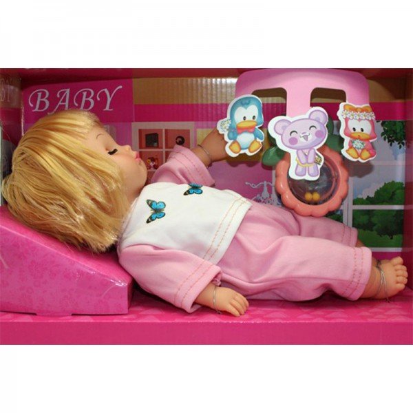 عروسک 4 کاره دفا لباس سفید مدل 5051