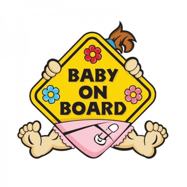 baby on board mother care طرح  دختر مدل M8243