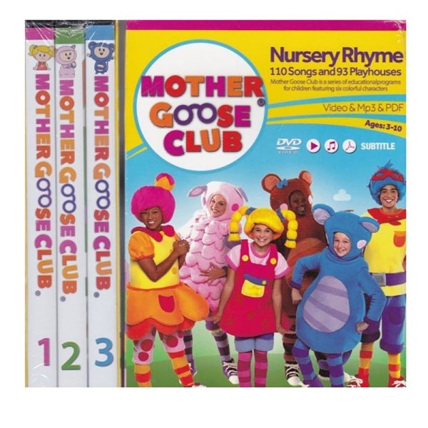 دی وی دی 3 عددی مادر گوس کلاب dvd MOTHER GOOSE CLUB کد 5088