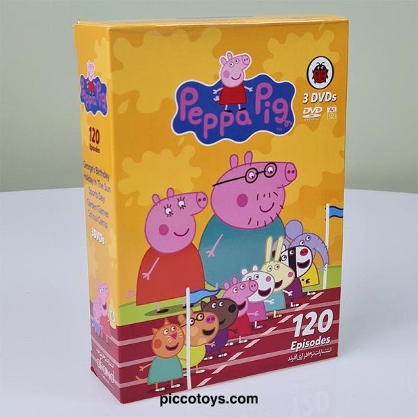 دی وی دی 3 عددی پپاپیگ سری مسابقه dvd peppa pig کد 5095