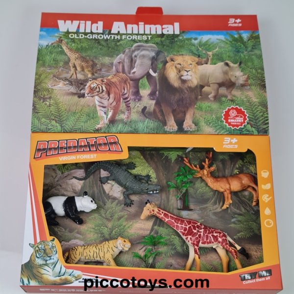 فیگور حیوانات WILD ANIMAL مجموعه 5 عددی کد 92981E