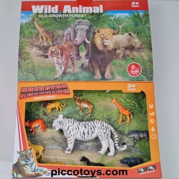 فیگور حیوانات WILD ANIMAL مجموعه 10 عددی کد 92981D