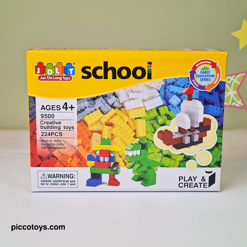 اسباب بازی لگو 224 تکه Creative Building Toys  کد 9500