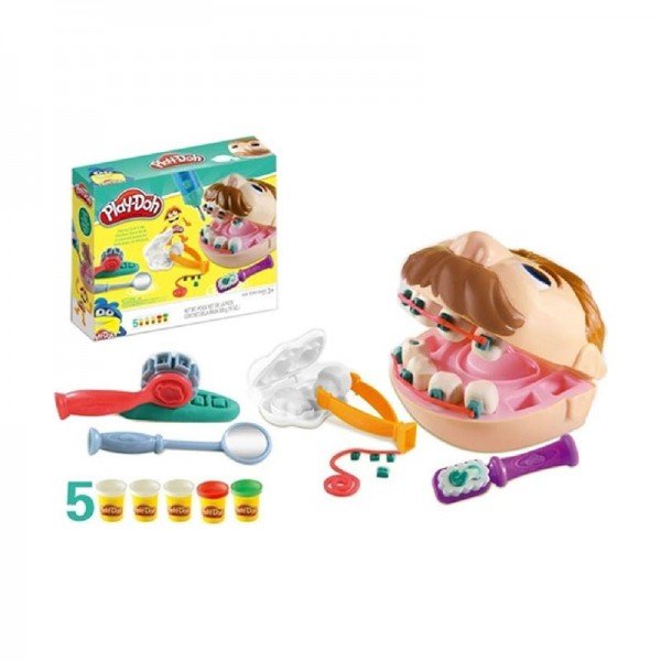 ست خمیر بازی دندانپزشکی PLAYDOH مدل PD8605