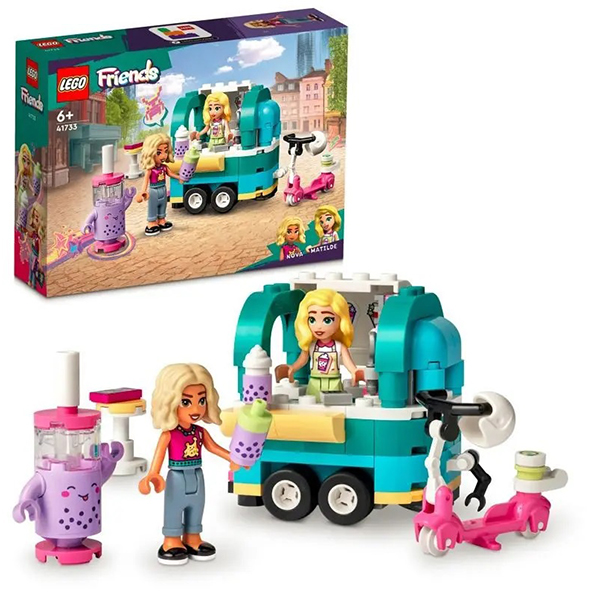 لگو ماشین بابل تی فروشی سیار فرندز  lego friends Mobile Bubble Tea Shop کد 41733