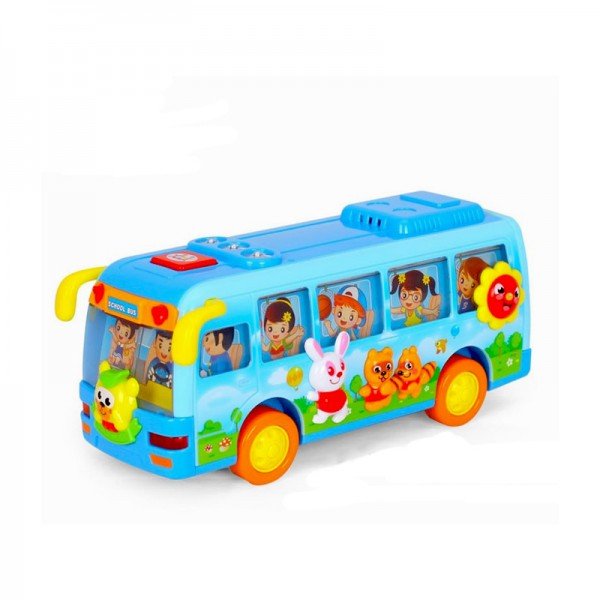 ماشین اتوبوس مدرسه HUILE TOYS مدل 908