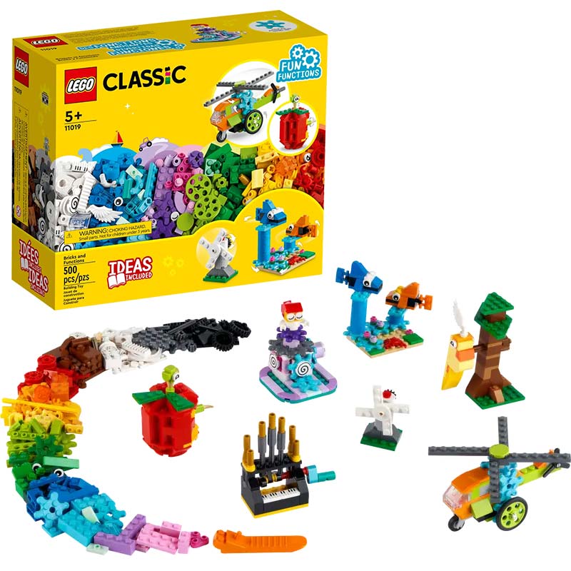 لگو کلاسیک 500 قطعه lego classic FUN FUNCTIONS  کد 11019