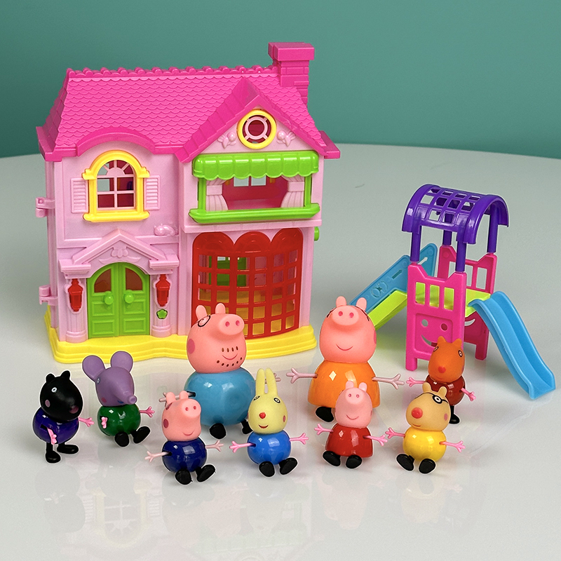 اسباب بازی خانه بازی 25 تکه پپاپیگ PEPPA PIG مدل 1836A