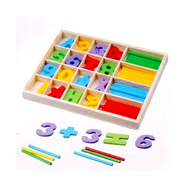 بازی چوبی آموزش ریاضی طرح A مدل 0821