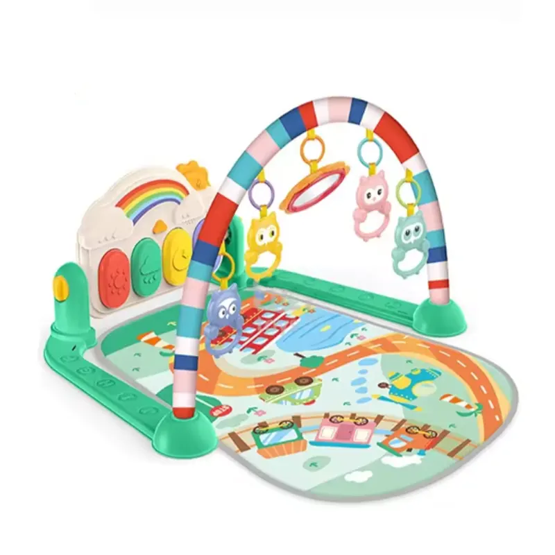 تشک بازی موزیکال کودک هانگر Huanger طرح قطار کد HE0652