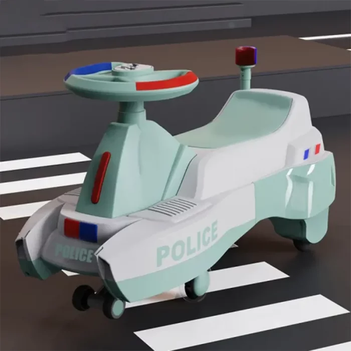 پلاسماکار موزیکال مدل پلیس رنگ سبز پاستلی کد 5856420