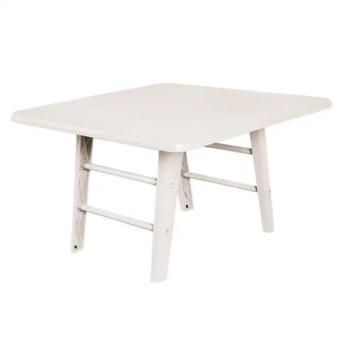 میز کودک مربع مینی تیکا رنگ سفید P/TF0307/205