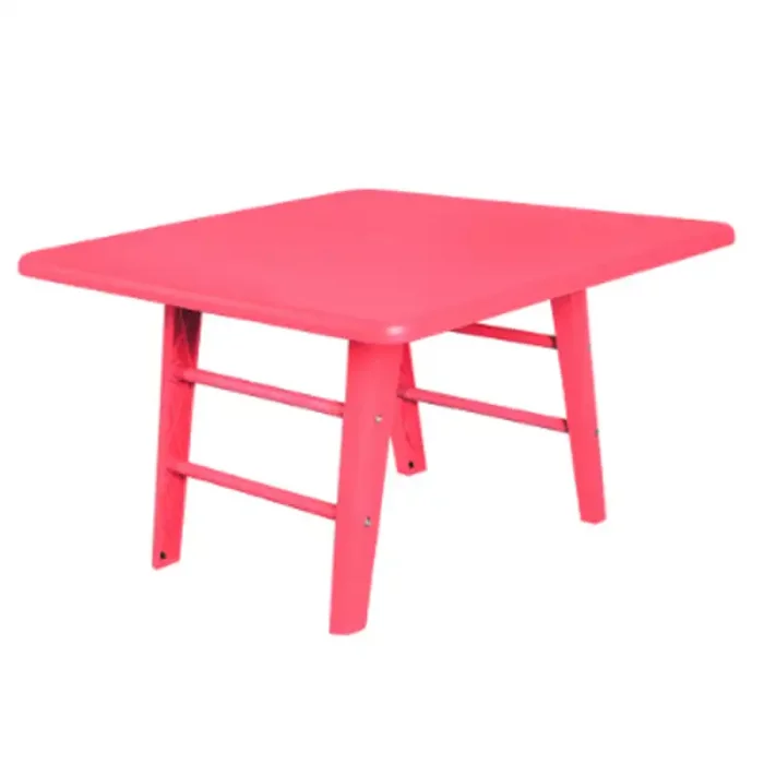 میز کودک مربع مینی تیکا رنگ صورتی P/TF0307/7909
