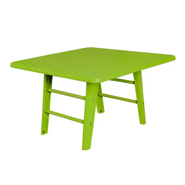 میز کودک مربع مینی تیکا رنگ سبز کمرنگ P/TF0307/059