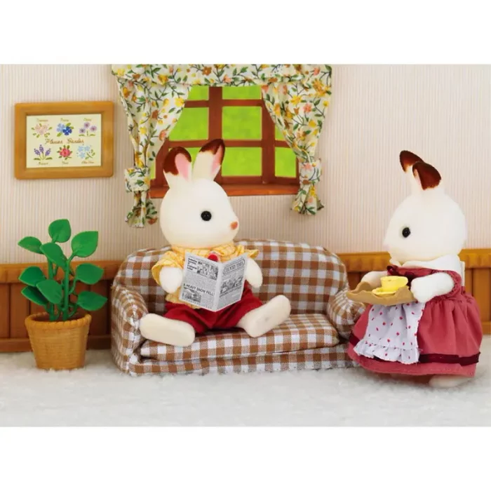 اسباب بازی سیلوانیان فامیلیز Sylvanian Families مدل Chocolate Rabbit Father Set کد 5013