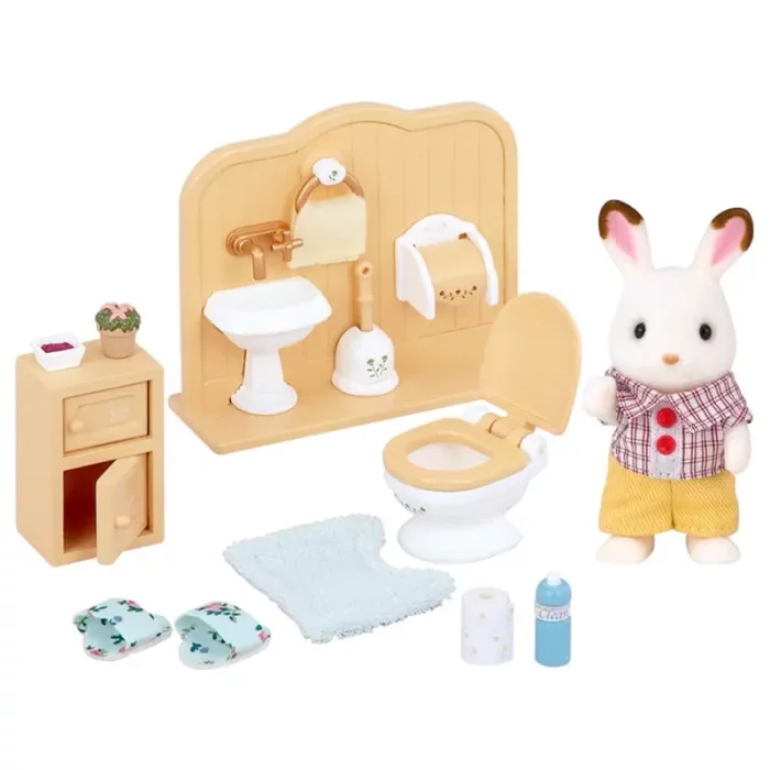 اسباب بازی سیلوانیان فامیلیز Sylvanian Families مدل Chocolate Rabbit Brother Set کد 5015