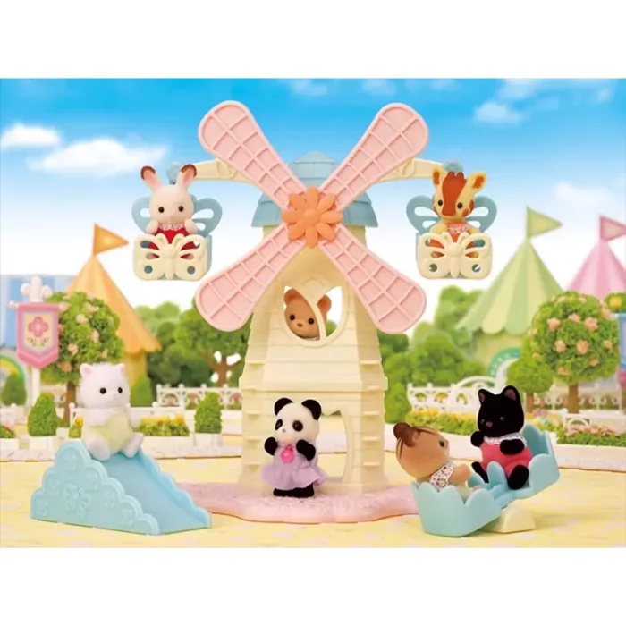 اسباب بازی سیلوانیان فامیلیز Sylvanian Families مدل Baby Windmill Park کد 5526