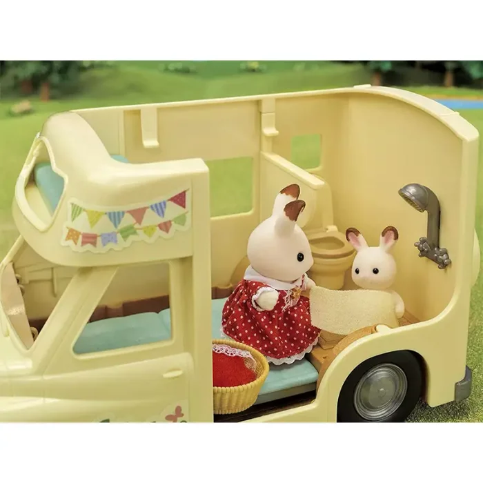 اسباب بازی سیلوانیان فامیلیز Sylvanian Families مدل Family Campervan کد 5454