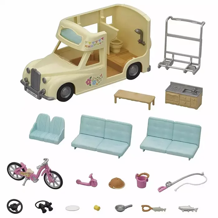 اسباب بازی سیلوانیان فامیلیز Sylvanian Families مدل Family Campervan کد 5454