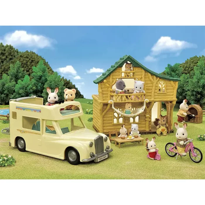 اسباب بازی سیلوانیان فامیلیز Sylvanian Families مدل Family Campervan کد 5454