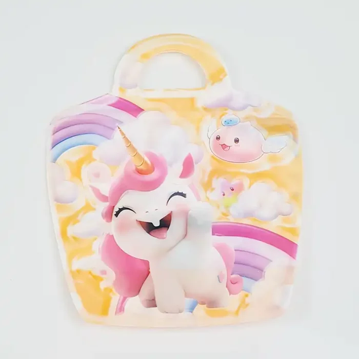 زیپ کیپ فانتزی 3 عددی طرح یونیکورن کد 5870054