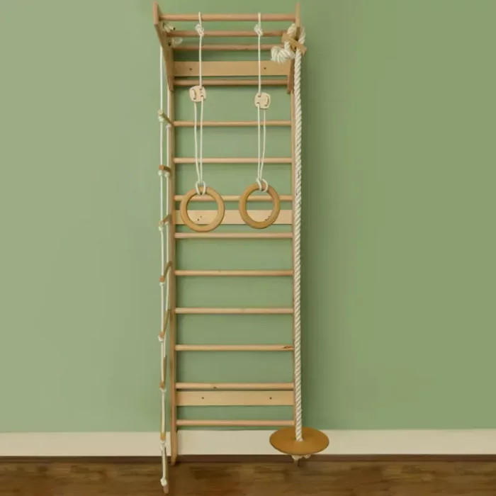 مجموعه ورزشی نردبان سوئدی با تجهیزات کامل کد 40017