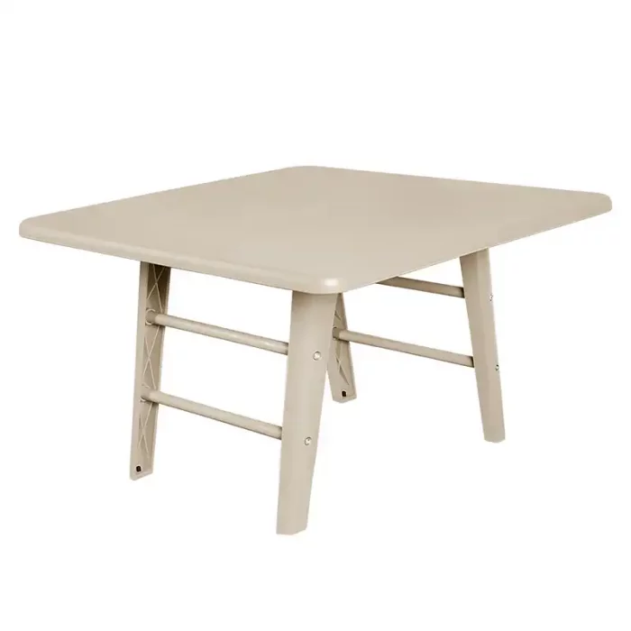 میز کودک مربع مینی تیکا رنگ کرم روشن P/TF0307/043