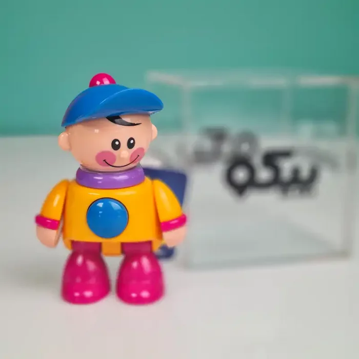 اسباب بازی آدمک تولو مدل پسرک با کلاه آبی کد 89581
