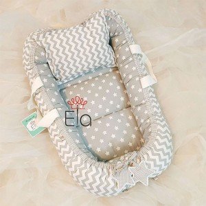 ست 2 تکه توسی طرح ستاره سفید زیگزاگی elaart  مدل 8059