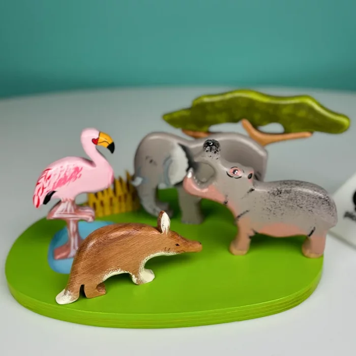 استند و فیگور حیوانات مدل مجموعه برکه کد 5908693