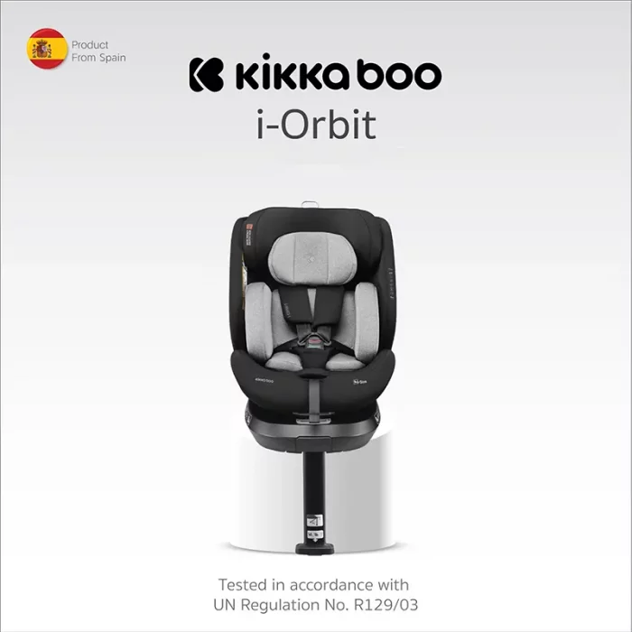 صندلی ماشین کودک کیکابو مدل Kikkaboo i-Orbit رنگ طوسی تیره کد 5936187