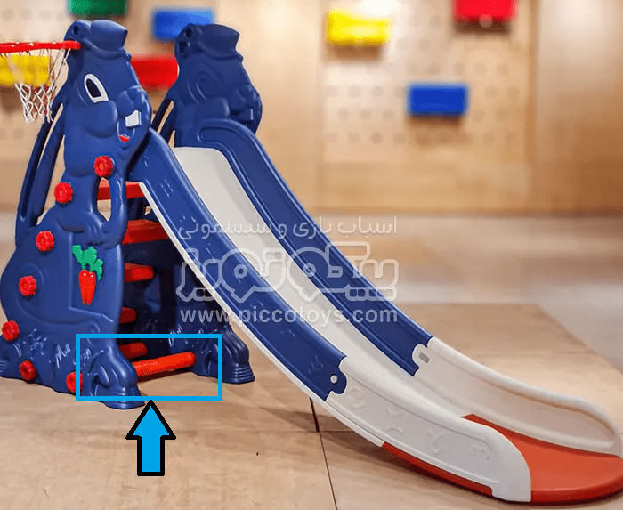 قطعه یدکی تیرک نگهدارنده بدنه های سرسره خرگوش P/PS5135/A  کد YTS0063