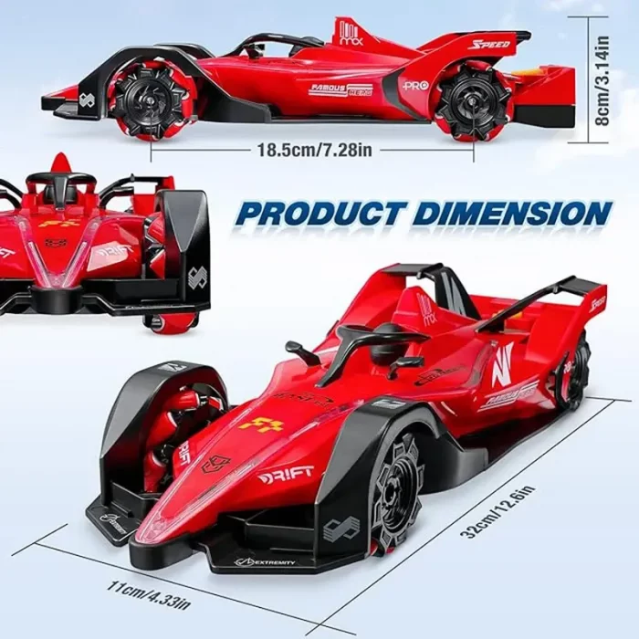 ماشین کنترلی دودزا فرمول 1 رنگ قرمز کد 3658