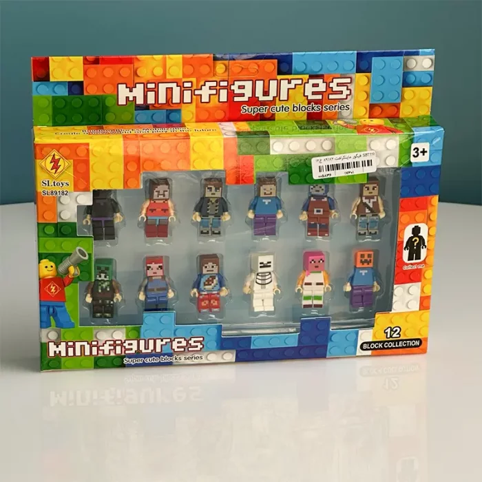 مینی فیگور 12 عددی ماینکرافت MINECRAFT کد SL89182