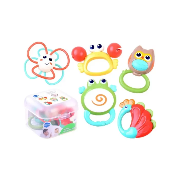 جغجغه دندانگیر 5 عددی هولی تویز Hola Toys کد E318B