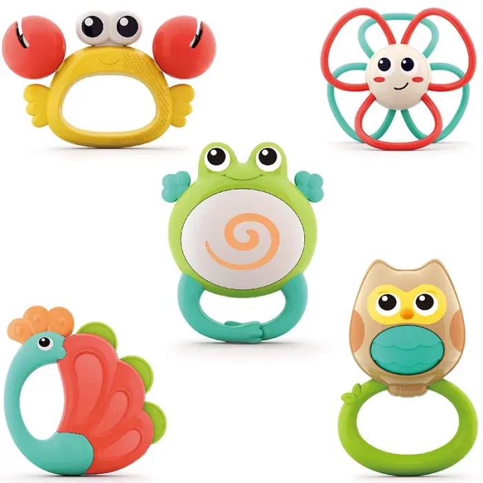 جغجغه دندانگیر 5 عددی هولی تویز Hola Toys کد E318B