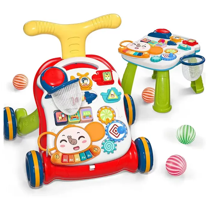 واکر کودک 3 در 1 کیکابو  مدل KIKKA BOO PLAY & GROW رنگ قرمز کد P/5993/RE