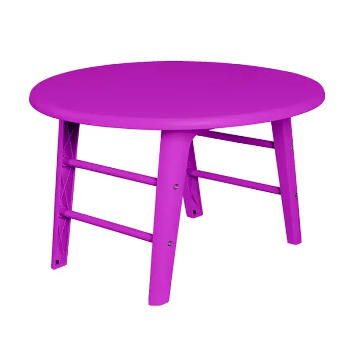 میز کودک دایره مینی تیکا رنگ بنفش P/TF0207/3763