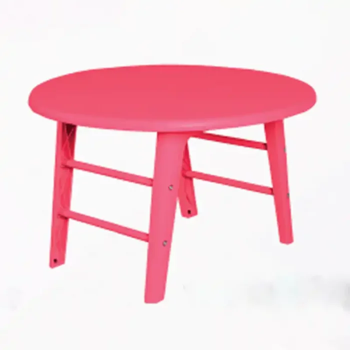 میز کودک دایره مینی تیکا رنگ صورتی P/TF0207/7909